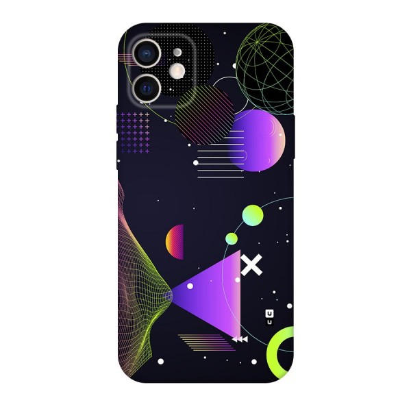 Geometrical Wireframe Back Case for iPhone 12 Pro